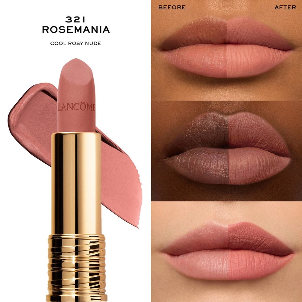 Newly launched in 2025 !Lancome Paris L'ABSOLU ROUGE DRAMA MATTE LIPSTICK travel